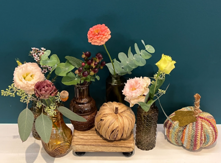 Autumn Bud Vases